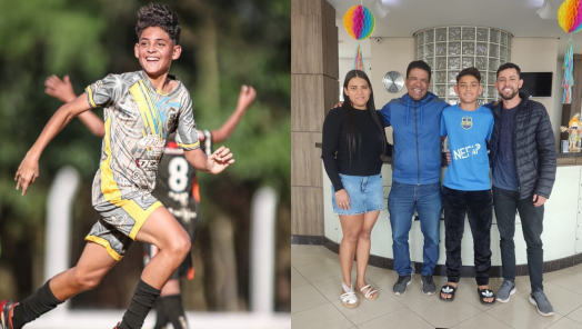 Xanxerense revelado na Gol Cup Sul fará avaliação no Palmeiras