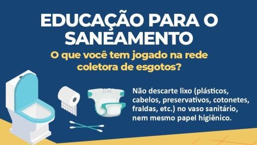 Casan alerta moradores de Xaxim sobre as boas práticas no uso do sistema de esgoto