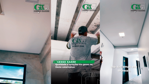 VÍDEO: Gesso Xaxim se consolida como referência em soluções em gesso no Oeste catarinense
