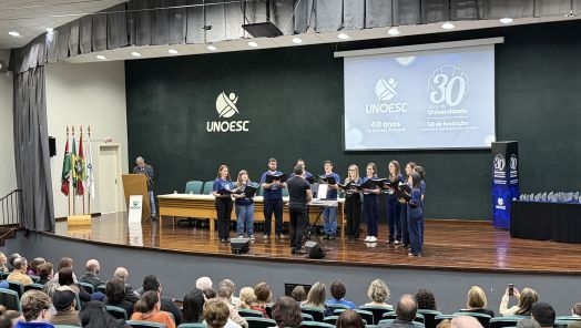 VÍDEO: Unoesc celebra 30 anos como Universidade e homenageia quem ajudou a construir essa história