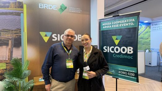 VÍDEO: Estivemos na FAEX Energy, em Xanxerê, para conhecer o stand do Sicoob Credimoc em parceria com o BRDE!