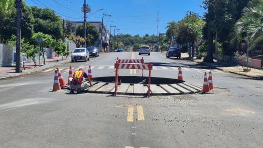 Prefeitura de Xanxerê inicia padronização de rotatórias do município