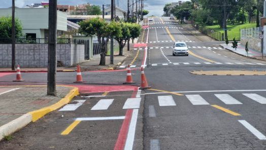 Novos trechos de ciclovias são implantados em Xanxerê e trajeto cicloviário chega a 17,5 km