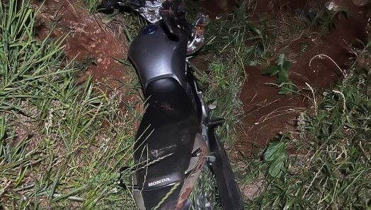 Acidente registrado no interior de Xanxerê deixa motociclista ferido 