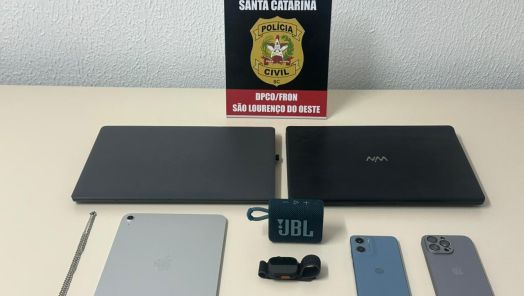 Polícia Civil cumpre mandado e apreende bens em investigação de fraude de meio milhão de reais em São Lourenço do Oeste