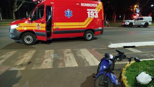 Colisão entre motocicleta e scooter elétrica deixa um ferido em Maravilha