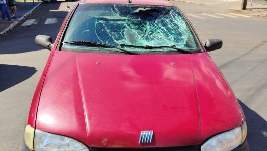 Atropelamento deixa homem ferido no centro de Xaxim