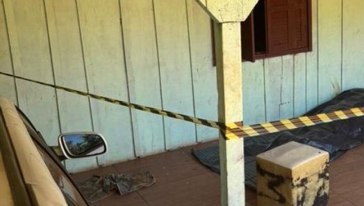 Homem é executado com três tiros no interior de Palmitos enquanto tomava chimarrão com a esposa