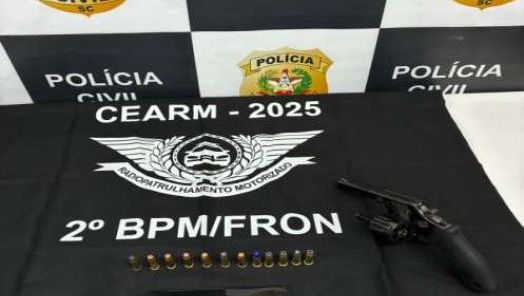 Disparo de arma de fogo resulta em prisão em Xanxerê