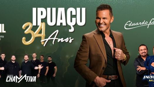 Ipuaçu comemora 34 anos com show nacional e programação gratuita