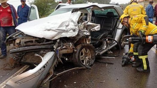 Grave acidente envolve três veículos na SC-355 entre Jaborá e Concórdia