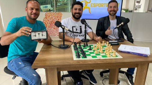 VÍDEO: Esportecast #EP03 - Enxadrista, Gustavo Damschi, fala sobre os desafios dos tabuleiros