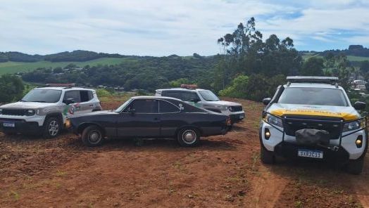 Veículo furtado é recuperado na SC-480 e suspeito é preso em São Lourenço do Oeste