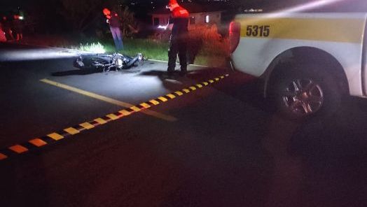 Motociclista de 24 anos morre em grave acidente na SC-163, no Oeste