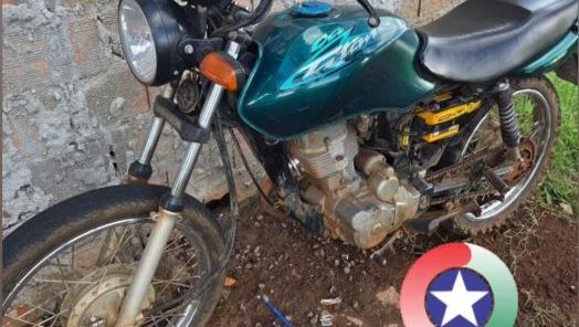 PM recupera motocicleta furtada em Bom Jesus