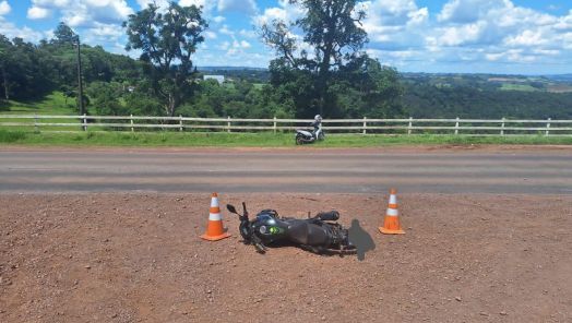 Colisão entre motocicletas deixa duas mulheres feridas na SC-163