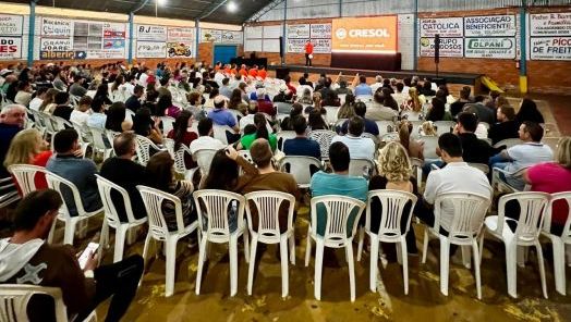 Cresol Xanxerê inicia pré-assembleias 2026 com grande participação em Bom Jesus