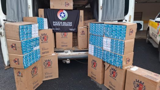 Mulher é presa com carga de cigarros contrabandeados avaliada em R$ 179 mil em Xanxerê