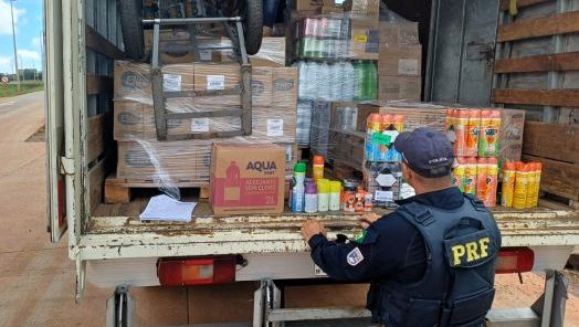 Empresa é flagrada pela terceira vez em poucos dias transportando produtos químicos misturado a alimentos na BR-163