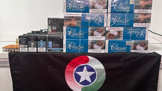 Idoso é flagrado com carga de contrabando avaliada em R$ 35 mil em ônibus na SC-480, em Chapecó