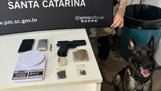 Adolescente foge após ação policial e drogas são apreendidas em Chapecó