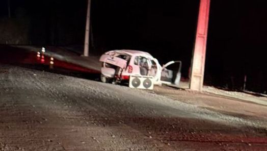 Homem fica gravemente ferido após capotamento na SC-283, em Seara