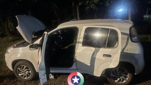 Veículo furtado é recuperado e quatro suspeitos são detidos em Xanxerê