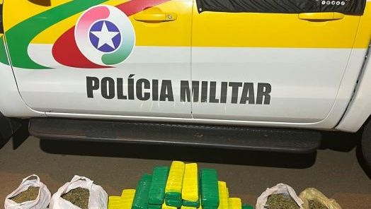 Polícia Militar Rodoviária apreende 42 quilos de maconha em ônibus na SC-155 em Bom Jesus