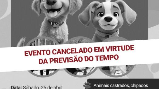 Feira de Adoção de Cães que aconteceria no sábado é cancelada devido à previsão de chuva