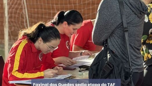 Faxinal dos Guedes sedia Teste de Aptidão Física do Corpo de Bombeiros Militar de Santa Catarina