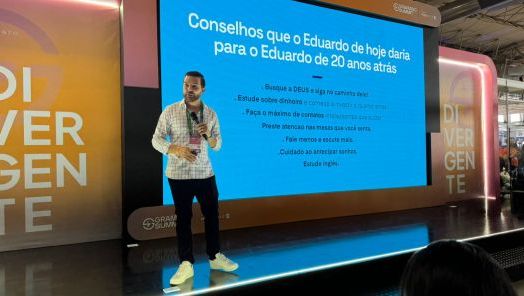 VÍDEO: Eduardo Christ, criador do personagem Badin, palestrou no Gramado Summit 2026