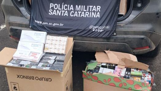 Polícia Rodoviária apreende mais de 2 mil cigarros eletrônicos no Meio-Oeste