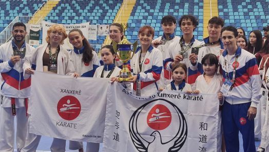 Equipe de Karatê de Xanxerê conquista 4º lugar geral em etapa do Campeonato Estadual