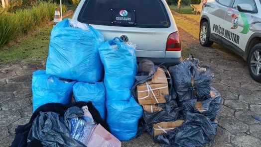 Operação de combate aos crimes transfronteiriços (Foto: Polícia Militar)