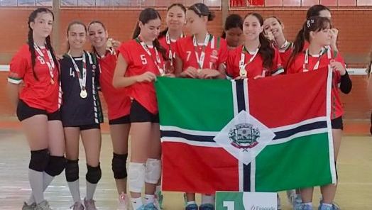 Xanxerê conquista título no vôlei feminino e garante vaga para a fase regional da Olesc