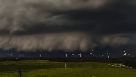 Ventos antecedem mudança no tempo (Foto: Divulgação/Mike Marz)