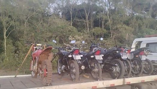 Guarda Municipal de Chapecó apreende oito motocicletas durante operação contra perturbação do sossego