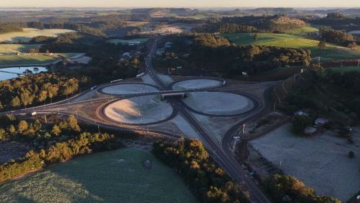 Espetáculo da natureza (Foto: Oeste Drone SC)