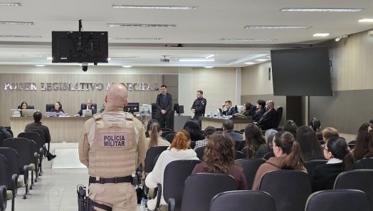 Julgamento durou mais de 20 horas (Foto: TJSC)