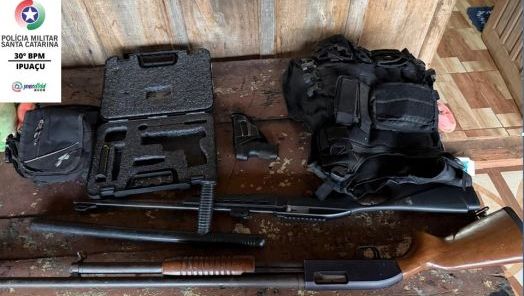 Homem armado faz disparos e ameaça moradores em Terra Indígena de Ipuaçu e arsenal é apreendido pela PM