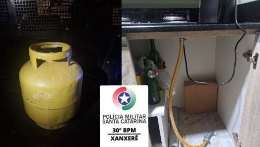 Homem é preso em flagrante após furtar botijão de gás de residência em Xanxerê