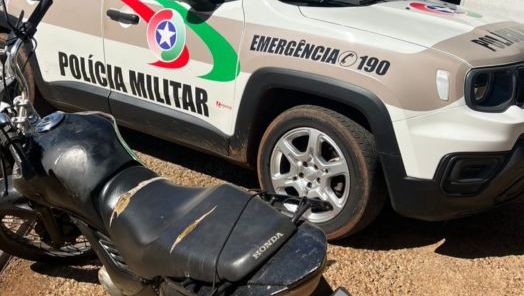 Homem é preso por receptação após ser flagrado com motocicleta furtada em Xanxerê
