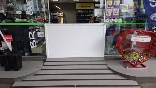 VÍDEO: barreiras contra enchentes: posto de combustíveis em Xanxerê cria sistema para evitar prejuízos com alagamentos