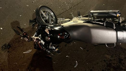 Motociclista fica gravemente ferido após colisão com caminhonete na BR-282, em Xanxerê