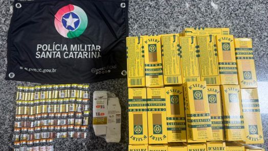 PMRv apreende mais de 50 ampolas de “Mounjaro” e mercadorias irregulares em ônibus abordado em Bom Jesus