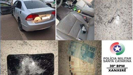 Perseguição por cerca de 20 minutos termina com prisão por tráfico de drogas em Xanxerê