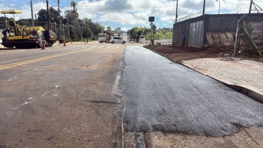 Xanxerê intensifica operação tapa-buracos em diferentes pontos da cidade