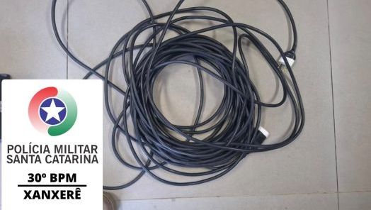 Fuga a pé termina com objetos furtados recuperados no Centro de Xanxerê