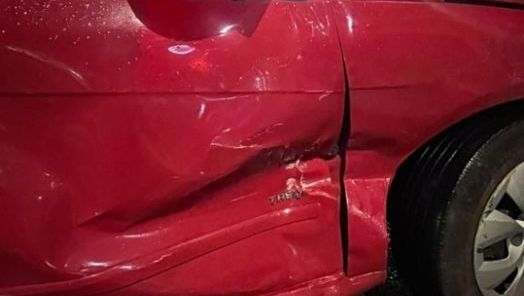 Colisão em rotatória deixa mulher ferida em Xanxerê