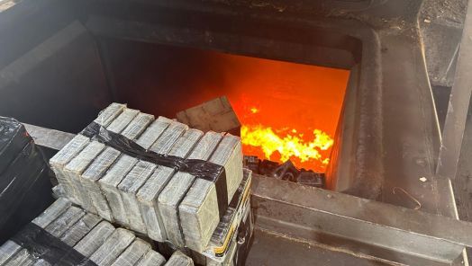 PF e PM incineram 5,3 toneladas de drogas apreendidas em Santa Catarina